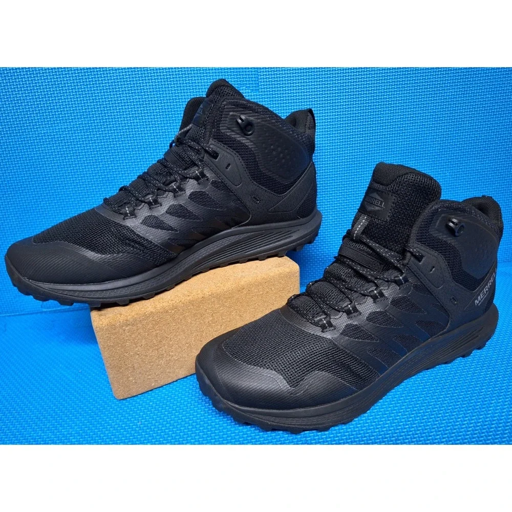 Merrell Nova 3 Mid Tactical Waterproof Black Boots Size 15 W Men's J005049W